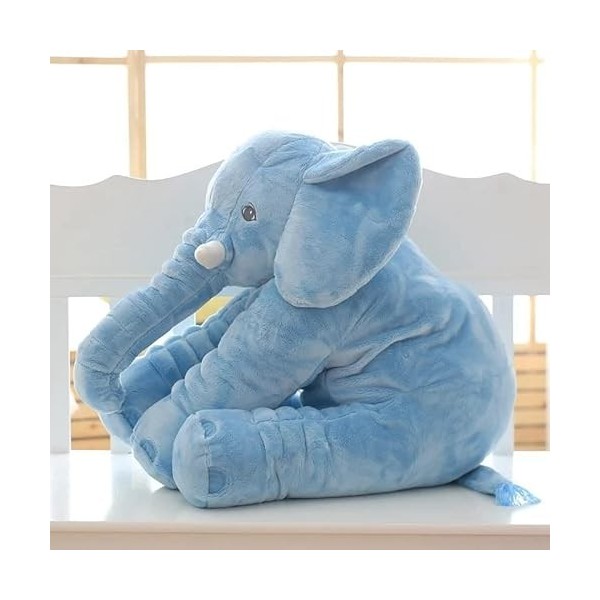 Ermano Peluche Un Jouet déléphant de 40 cm rembourré avec Un Oreiller déléphant