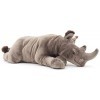 Uni-Toys - Rhinocéros grand format couché - 54 cm longueur - Peluche Rhino - Peluche doudou