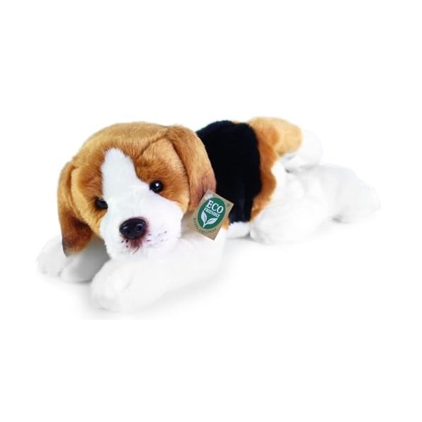 RAPPA Peluche Chien Beagle couché 30 cm ECO-Friendly