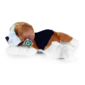 RAPPA Peluche Chien Beagle couché 30 cm ECO-Friendly