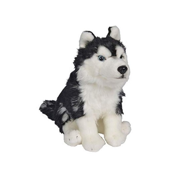 NICOTOY- Peluche, 6305890024, Blanc et Noir