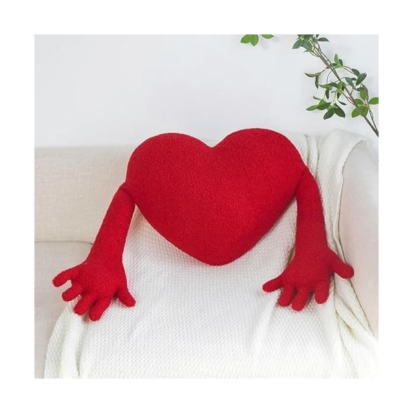 GagaLu Câlin Longue Main Oreiller Peluche Peluche rembourré décoré Coussin coloré Cadeau de la Saint-Valentin Anniversaire Ca