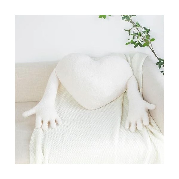 GagaLu Câlin Longue Main Oreiller Peluche Peluche rembourré décoré Coussin coloré Cadeau de la Saint-Valentin Anniversaire Ca