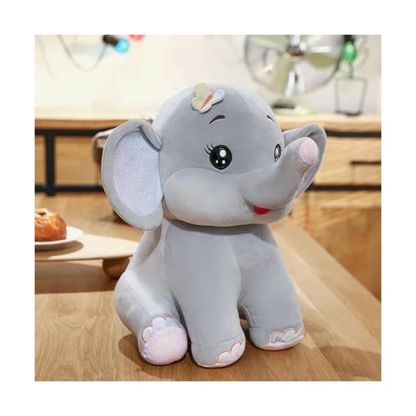 Peluche Papillon Éléphant Jouets Oreiller Kawaii Coussin De Couchage Mignon Poupée en Peluche Enfants Anniversaire Cadeau De 