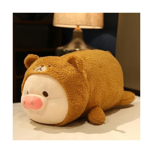 Peluche Cochon Jouet potelé Cochon Peluche poupée Animal Ours en Peluche Dinosaure Doux Peluche Oreiller Cadeau d’Anniversair