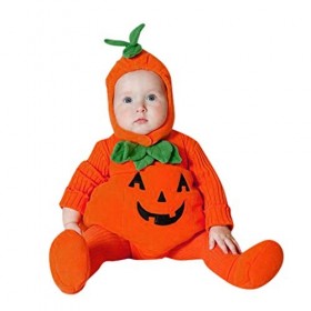 Lettorlick 2/3 Pièces Ensemble Halloween pour Bébé Garçon Fille Déguisement Halloween 0-24 Mois Combinaison à Manches Longues