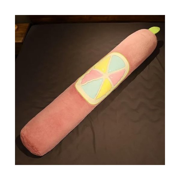 Oreiller en Peluche de Fruits pastèque Fruit du Dragon Pamplemousse Kiwi Plante en Peluche Oreiller de Couchage 100CM 4