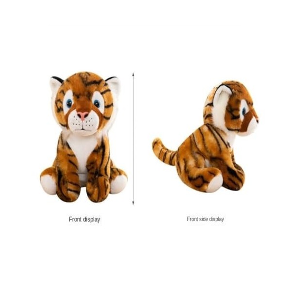 HYSTERIA Jouets en Peluche Poupée en Peluche de Tigre simulé Mignon, poupée de Compagnon de Petit Tigre Mignon, Ornements de 