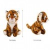 HYSTERIA Jouets en Peluche Poupée en Peluche de Tigre simulé Mignon, poupée de Compagnon de Petit Tigre Mignon, Ornements de 