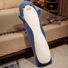NOpinz Requin Mignon en Peluche Long Oreiller Jouet en Peluche Bande dessinée Poisson Tapis poupée Oreiller Cadeau d’Annivers