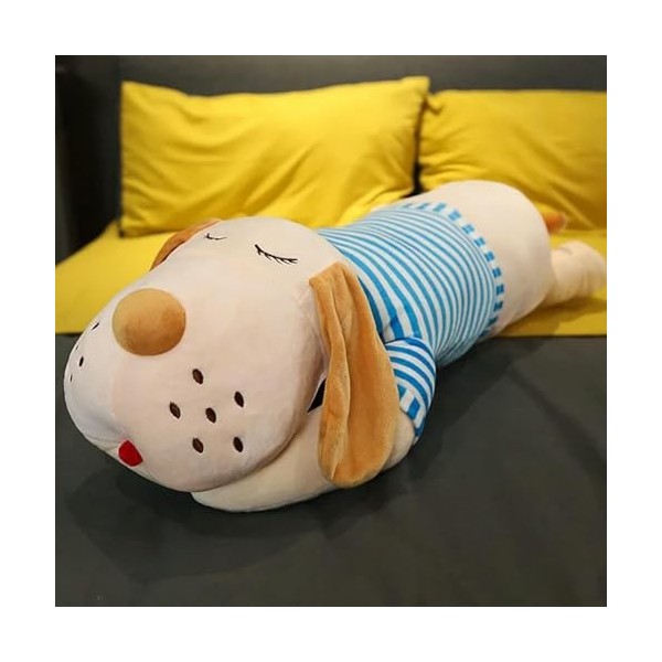 NOpinz Kawaii Chien Géant Peluche Jouet en Peluche Dessin Animé Animal Chien Poupée Lit Sieste Oreiller Décoration D’intérieu
