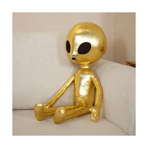 Creative Or Argent Alien Peluche Jouet en Peluche Oreiller Poupée Jouet Enfants Garçon Cadeaux D’Anniversaire 85cm 2