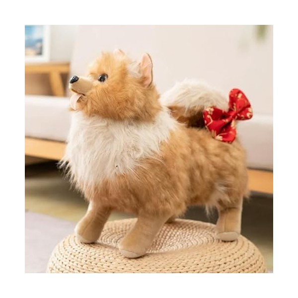 LfrAnk Chien en Peluche Jouets Mignon Chihuahua Pit Bull poupées en Peluche décoration Cadeaux d’Anniversaire pour Les Enfant