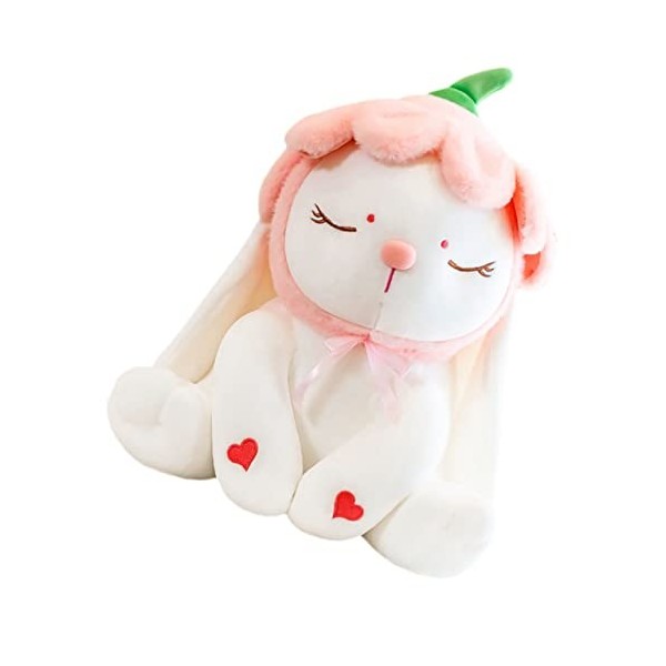 Toyvian Poupée en Peluche Lapin Poupée d'animaux en Peluche Poupée Lapin  Peluche Lapin en Peluche Peluches Réalistes Peluches Kawaii Enfant Poupées  en