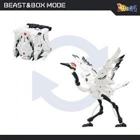 52TOYS Beastbox BB-58 MortalCoil Figurine daction transformable en Mecha et Cube, cadeau de fête danniversaire parfait pour