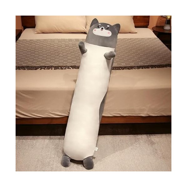 Chat Kawaii, Lapin, Dinosaure, Husky, Oreiller, Peluche, Peluche, poupée en Peluche, Oreiller de Sommeil Moelleux, Oreiller d
