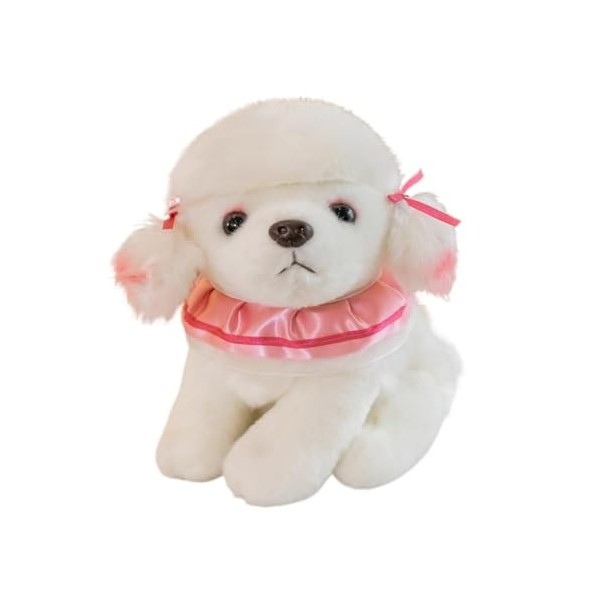 VOTIVA Jouets en Peluche Jouet en Peluche De Simulation De Chien, Mignon Et Doux, Poupée en Peluche De Chien, Poupée De Lit, 