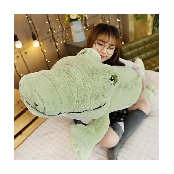 NOpinz Énorme Oreiller en Peluche réaliste Jouet Animal en Peluche Dessin animé poupée en Peluche Enfants garçon Cadeaux 90cm