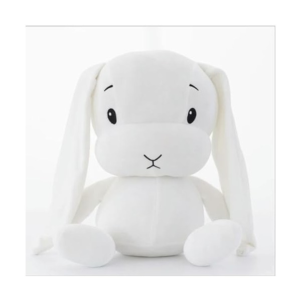 EacTEL Lapin en Peluche Animal Jouets Mignon Lapin en Peluche Poupée Enfants Anniversaire Cadeaux De Noël 50cm 1