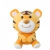 DEPLETE Jouets en Peluche Poupée Tigre Mignonne, poupée dexpression Souriante, Oreiller de Dessin animé, poupée Tigre, Jouet