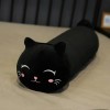EacTEL Géant Kawaii Chat Peluche Sommeil Long Oreiller Matelas Chaton Mignon en Peluche Animal Poupée Enfants Cadeaux De Noël