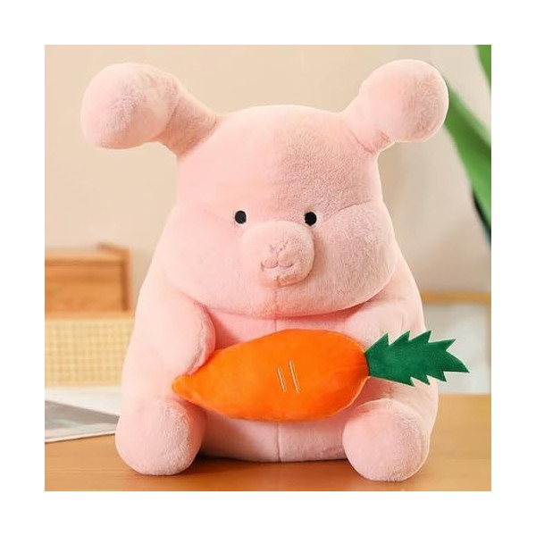 Mignon Lapin en Peluche Cochon Peluche Jouet Coussin Lapin Enfants Oreiller Poupée Cadeau D’Anniversaire pour Enfants Anniver