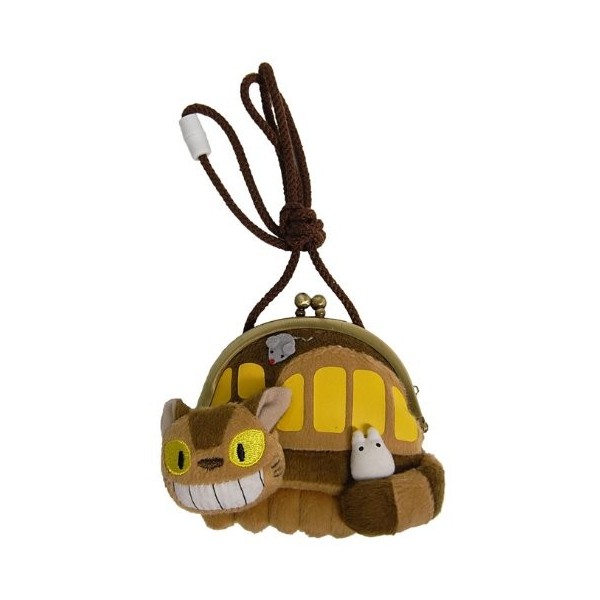 Small Totoro and Totoro Cat Bus pouch next japan import by Sun Arrow