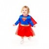 amscan Déguisement Supergirl Warner Bros 9906720 pour bébé fille Multicolore 6-12 mois