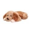 Jouets en peluche Poupée de chien bicolore à poils longs, jouet en peluche, fourrure couchée, chiot mignon, poupée de chiffon