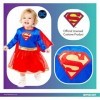 amscan Déguisement Supergirl Warner Bros 9906720 pour bébé fille Multicolore 6-12 mois