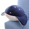EacTEL Peluche Requin Baleine Peluche Jouet Marine Animal Enfants Cadeau D’Anniversaire Bureau Sieste Oreiller Couverture Ann