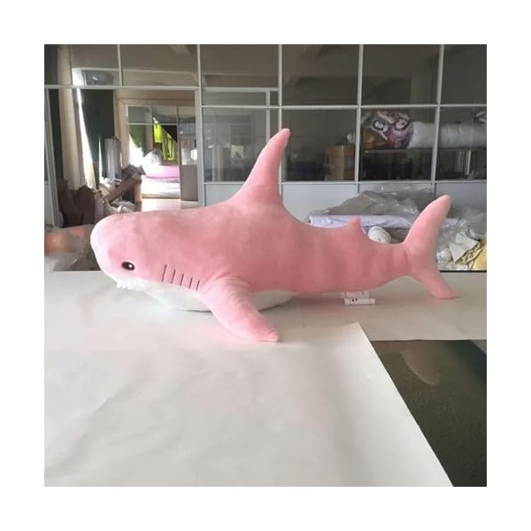 NOpinz Nouveau Grande Taille Requin en Peluche Jouet Oreiller Enfants Coussin Cadeau Anniversaire Cadeau De Noël 100cm 3