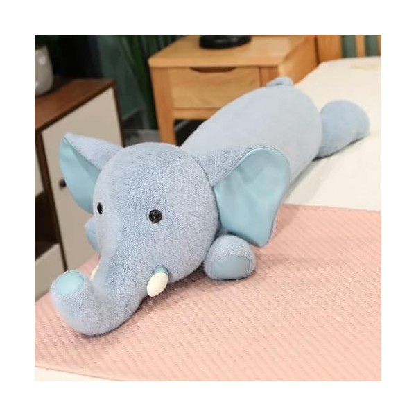 NOpinz Mignon Doux Éléphant Oreiller en Peluche Jouet Bureau Sieste Oreiller Lit Sommeil Oreiller Décoration Intérieure Cadea