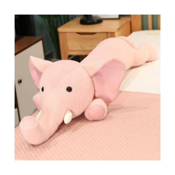 NOpinz Mignon Doux Éléphant Oreiller en Peluche Jouet Bureau Sieste Oreiller Lit Sommeil Oreiller Décoration Intérieure Cadea