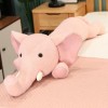 NOpinz Mignon Doux Éléphant Oreiller en Peluche Jouet Bureau Sieste Oreiller Lit Sommeil Oreiller Décoration Intérieure Cadea