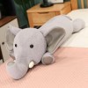 NOpinz Mignon Doux Éléphant Oreiller en Peluche Jouet Bureau Sieste Oreiller Lit Sommeil Oreiller Décoration Intérieure Cadea