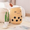LfrAnk Peluche Bubble Tea Peluche Jouets Lait Thé Tasse en Peluche Oreiller Coussin Alimentaire Enfants Cadeau D’Anniversaire