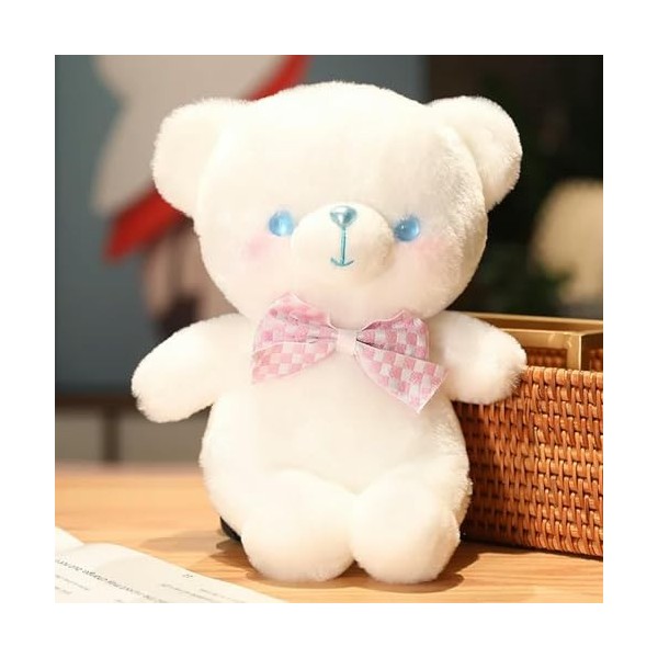 LfrAnk Pull Mignon Ours en Peluche Jouet en Peluche Ours Doux Oreiller en Peluche Coussin Confortable Enfants Petite Amie Cad