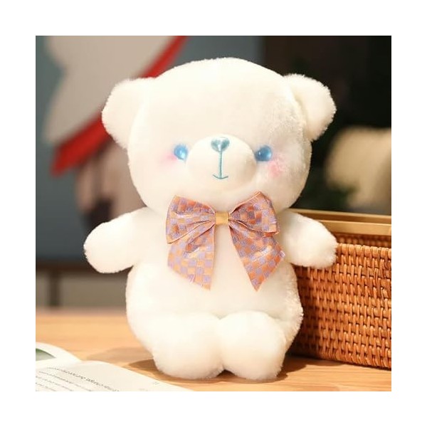 LfrAnk Pull Mignon Ours en Peluche Jouet en Peluche Ours Doux Oreiller en Peluche Coussin Confortable Enfants Petite Amie Cad