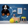 Lifestyle & More Peluche Chien Ours en Peluche XXL 100 cm Grand Doudou Velours Doux