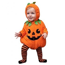 Nouveau née Ensemble Bébé garçon Fille Animal Barboteuse Costume Déguisement Enfant Combinaison Pyjama Halloween Bebe Citroui