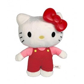 Simba 109280149 Hello Kitty Magic Bow Peluche avec lumière et Son Original 30 cm Convient dès Les Premiers Mois de Vie