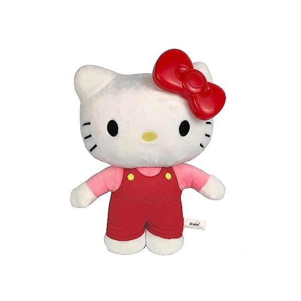 Simba 109280149 Hello Kitty Magic Bow Peluche avec lumière et Son Original 30 cm Convient dès Les Premiers Mois de Vie