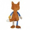 Sigikid 42849 Peluche Renard Patchwork Sweety Doudou pour Jouer et Doudou en mélange de matériaux Doux pour bébés et Enfants,