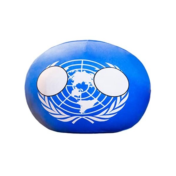 Poupée en Peluche Polandball De 10 Cm, Décoration De Sac À Pendentif Souple Countryball, Porte-Clés Kawaii Country Ball, Cade