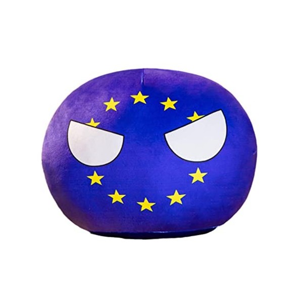 Poupée en Peluche Polandball De 10 Cm, Décoration De Sac À Pendentif Souple Countryball, Porte-Clés Kawaii Country Ball, Cade