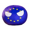 Poupée en Peluche Polandball De 10 Cm, Décoration De Sac À Pendentif Souple Countryball, Porte-Clés Kawaii Country Ball, Cade
