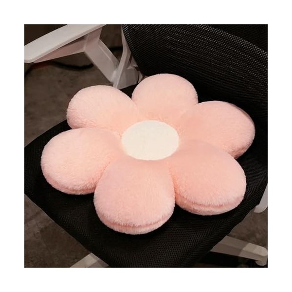NOpinz Belle Fleur colorée en Peluche Oreiller Jouet Doux Dessin animé Plante en Peluche poupée Chaise Coussin canapé pour En