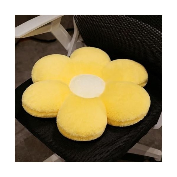 NOpinz Belle Fleur colorée en Peluche Oreiller Jouet Doux Dessin animé Plante en Peluche poupée Chaise Coussin canapé pour En
