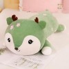 Énorme Doux Kawaii Cerf en Peluche Mignon Animal en Peluche Enfants Canapé-Lit Oreiller Dessin Animé Cadeau De Noël 80cm 3